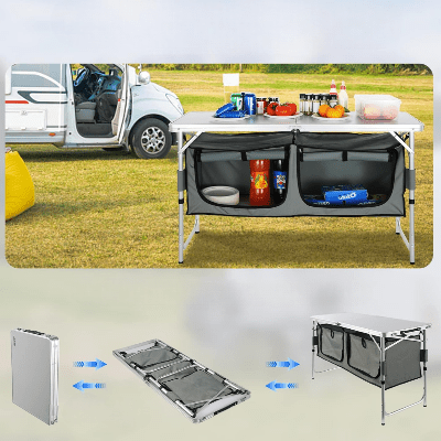 Cuisine Camping - EasyCookStation™ - Argent - Nature en Camping
