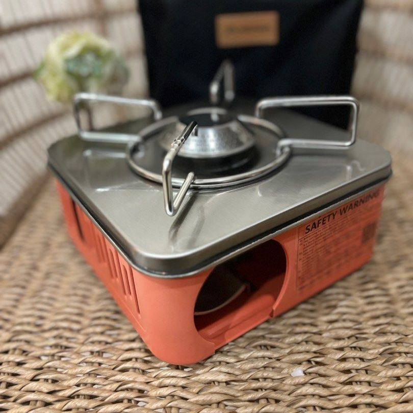 Cuisinière - MiniGasPortable™ - Orange - Nature en Camping