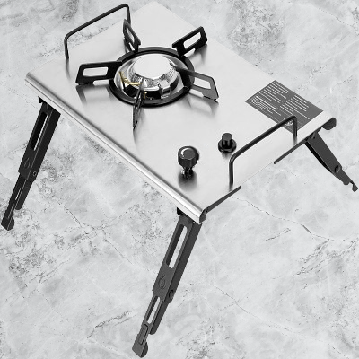 Réchaud à Gaz Camping - CampGasStove™ - Gris - Nature en Camping