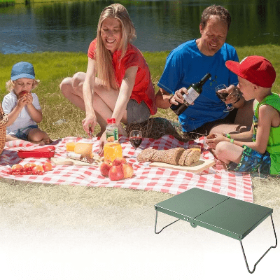 Table Camping - PicnicFold™ - Vert - Nature en Camping