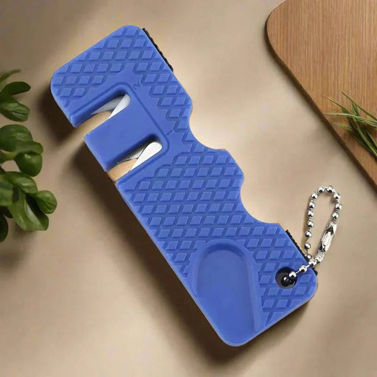 Aiguiseur de Couteaux - MiniOutdoorsKnifeSharpener™ - Bleu - Nature en Camping