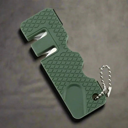 Aiguiseur de Couteaux - MiniOutdoorsKnifeSharpener™ - Vert - Nature en Camping