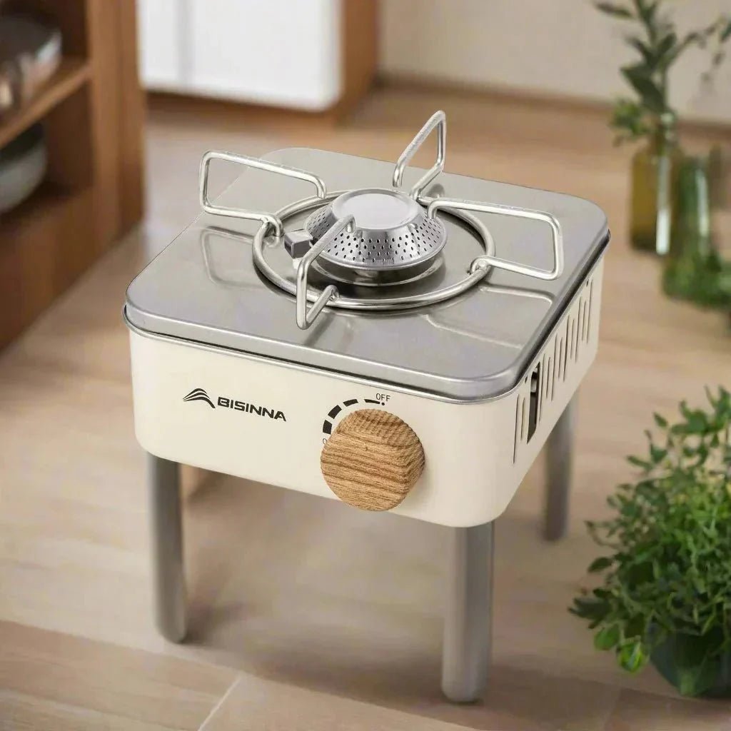 Cuisinière - MiniGasPortable™ - Blanc - Nature en Camping