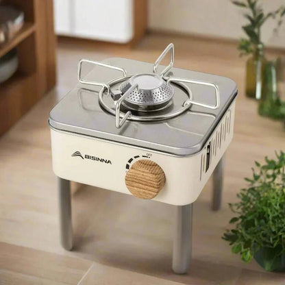 Cuisinière - MiniGasPortable™ - Blanc - Nature en Camping