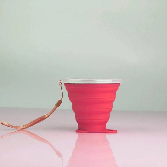 Gobelet Pliable - FlexSip™ - Rouge - Nature en Camping