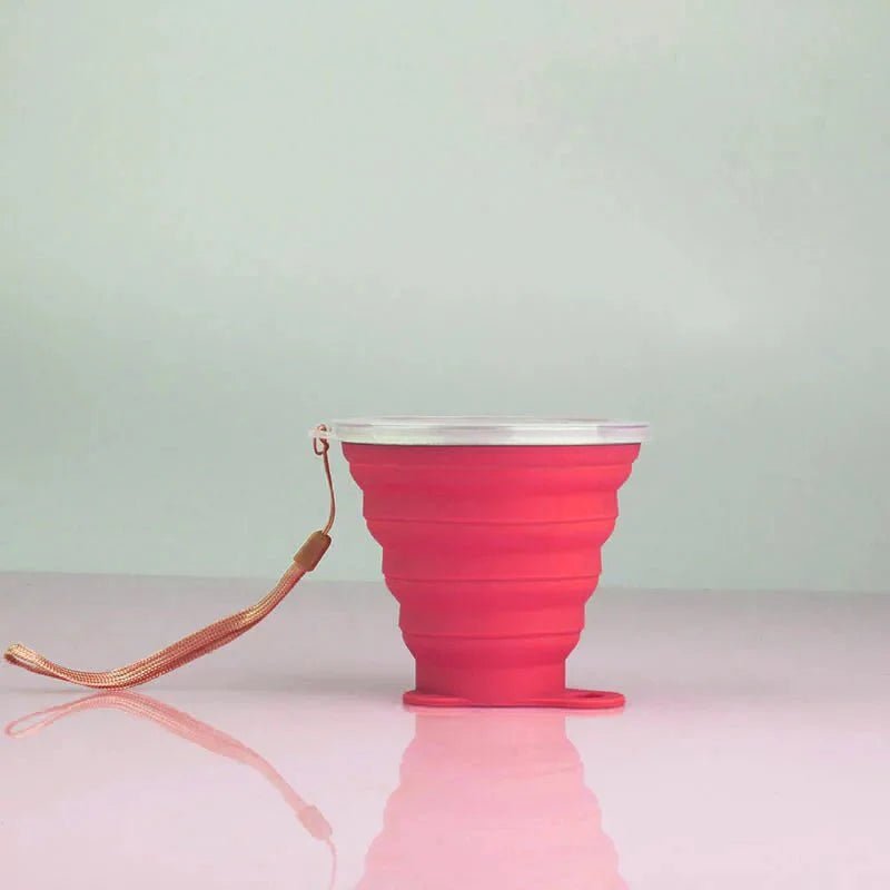 Gobelet Pliable - FlexSip™ - Rouge - Nature en Camping