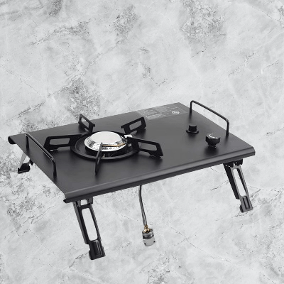 Réchaud à Gaz Camping - CampGasStove™ - Noir - Nature en Camping