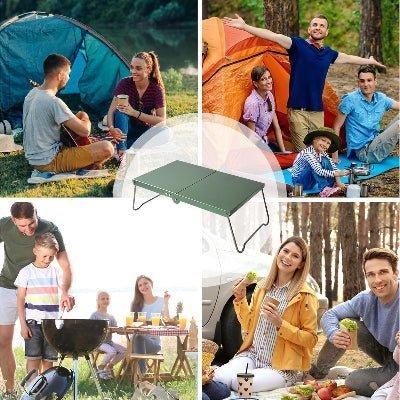Table Camping - PicnicFold™ - Vert - Nature en Camping